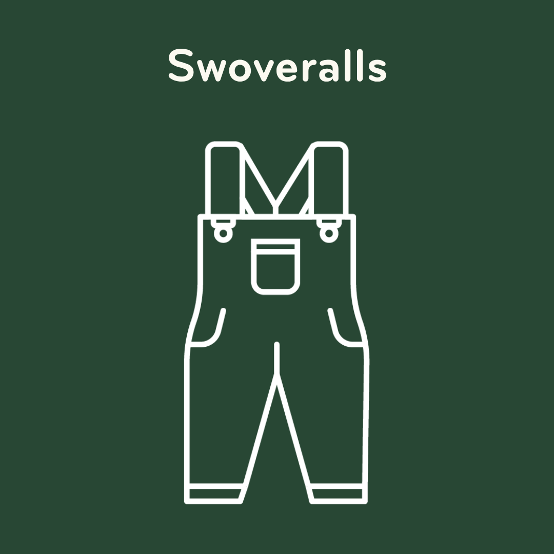 Sweatpant Overalls | Soft Overalls for Adults | Swoveralls