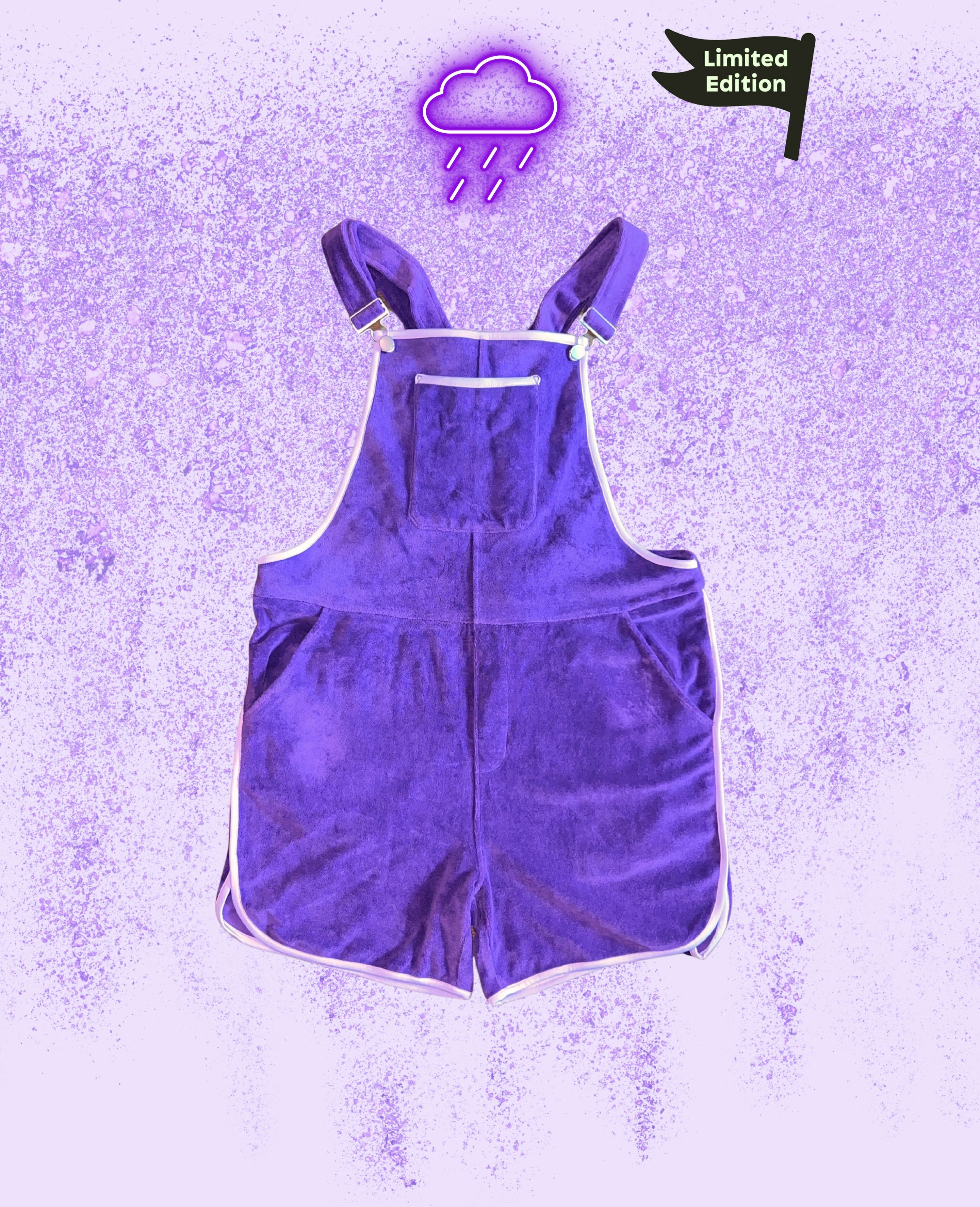 Swovie Shorts - Retro Terry Purple Rain