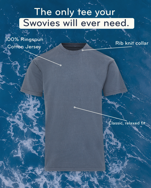 The Sidekick Tee -  Salt Navy