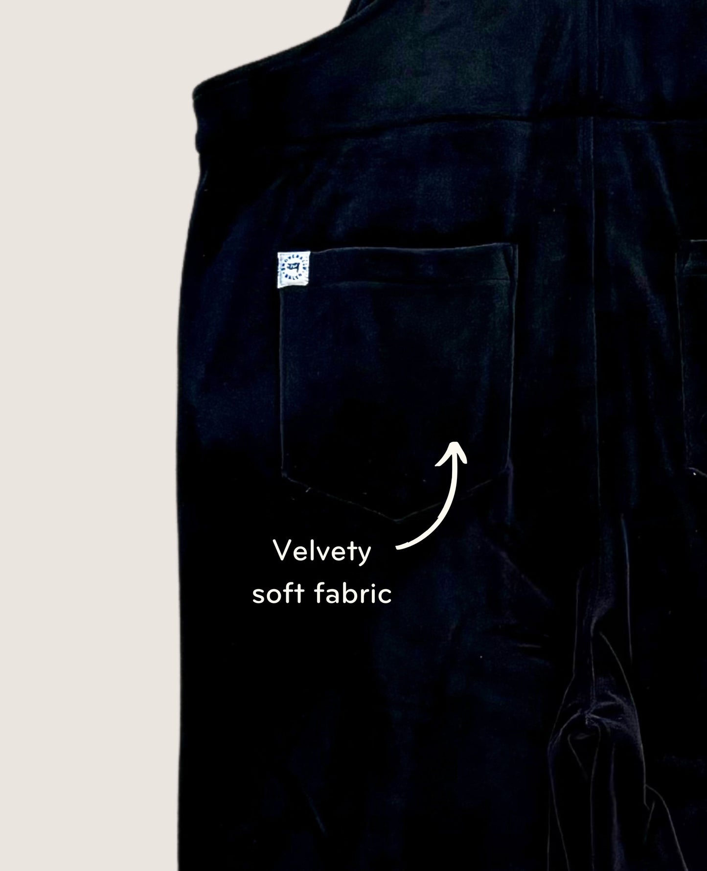 Velour Swoveralls - Black