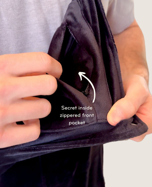 Velour Swoveralls - Black