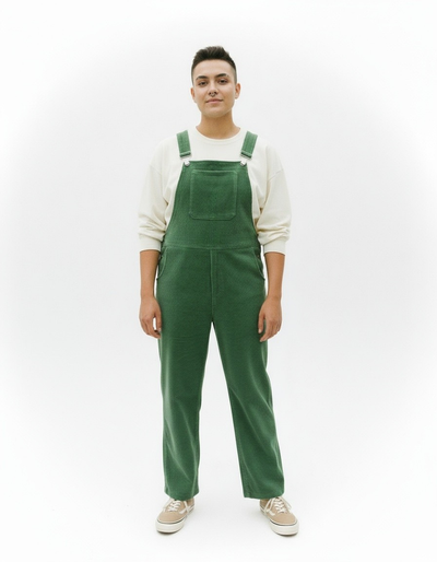 Corduroy Swoveralls - Forest Green