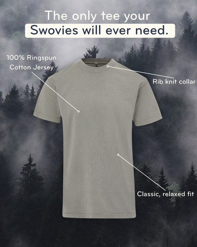 The Sidekick Tee - Fog Grey