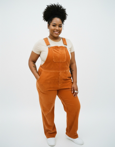 Corduroy Swoveralls - Chestnut