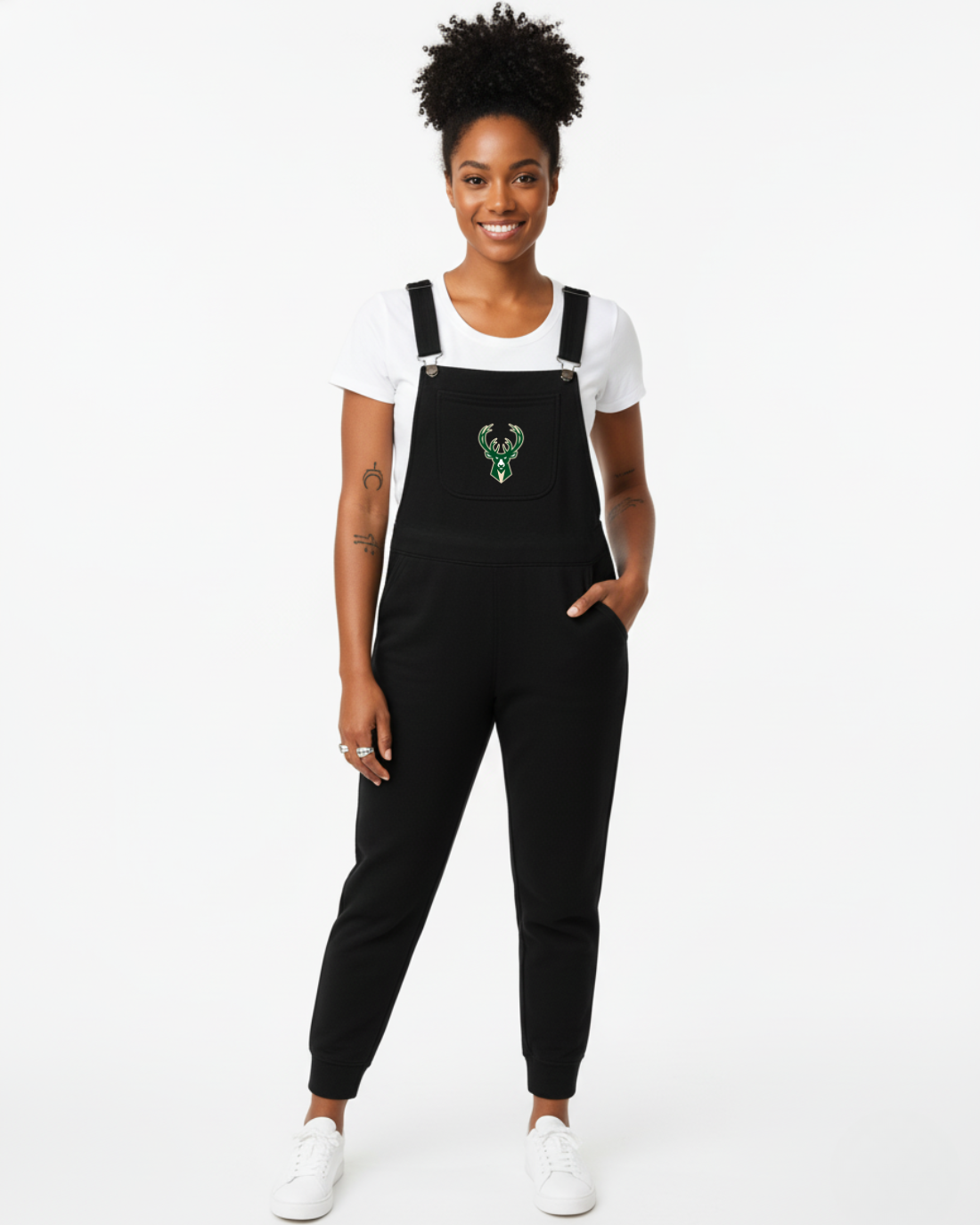 Milwaukee Bucks Swoveralls - Midnight Black
