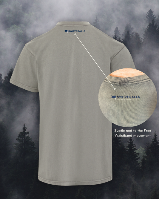 The Sidekick Tee - Fog Grey