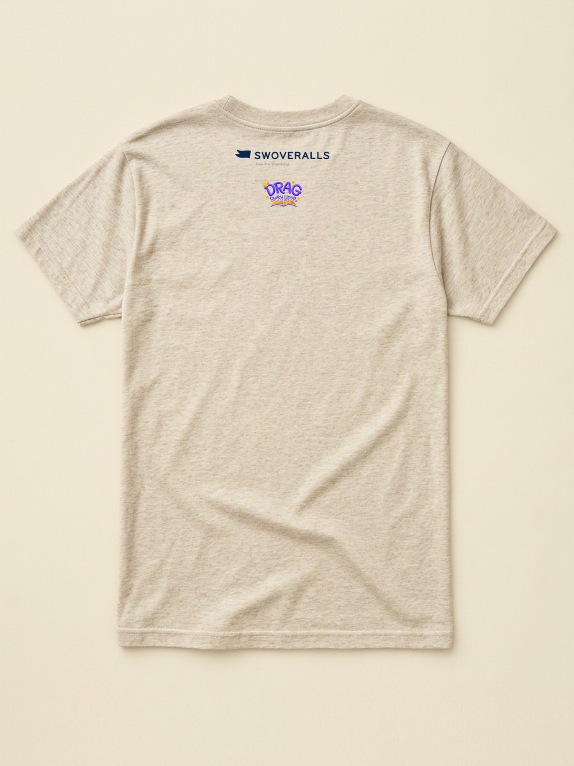 The Sidekick Tee in Oatmeal - READ THE ROOM