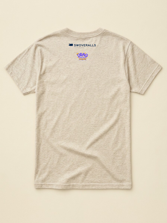 The Sidekick Tee in Oatmeal - READ THE ROOM