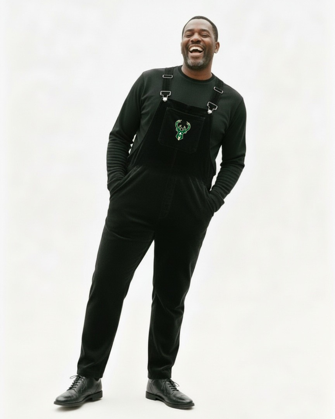 Milwaukee Bucks Swoveralls - Midnight Black