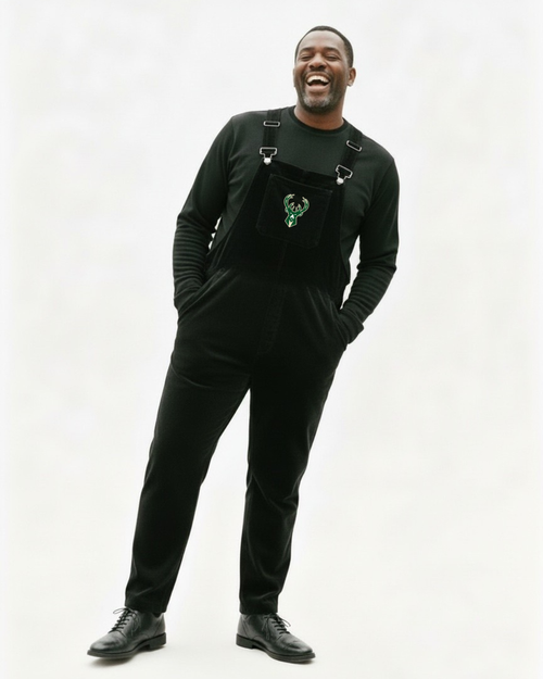Milwaukee Bucks Swoveralls - Midnight Black