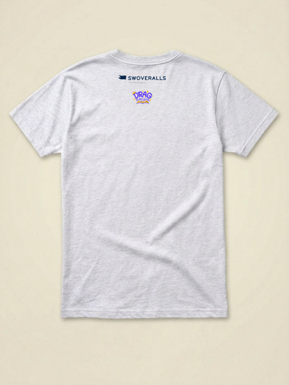 The Sidekick Tee in Marble Heather - READ THE ROOM