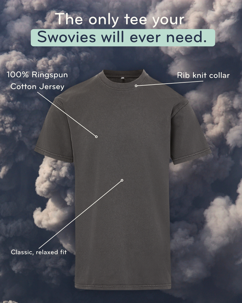 The Sidekick Tee -  Ash Black