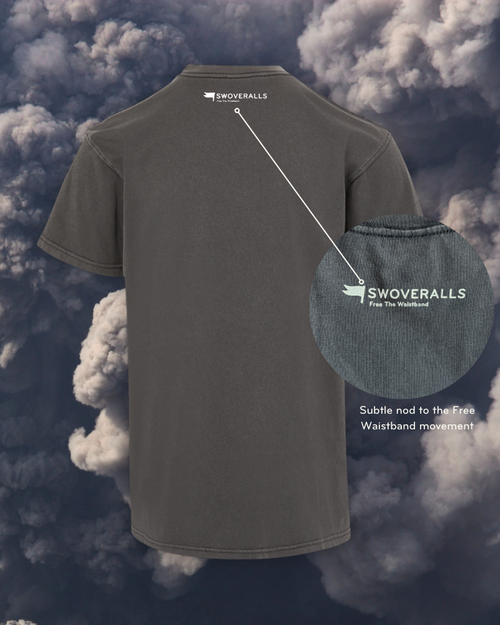 The Sidekick Tee -  Ash Black