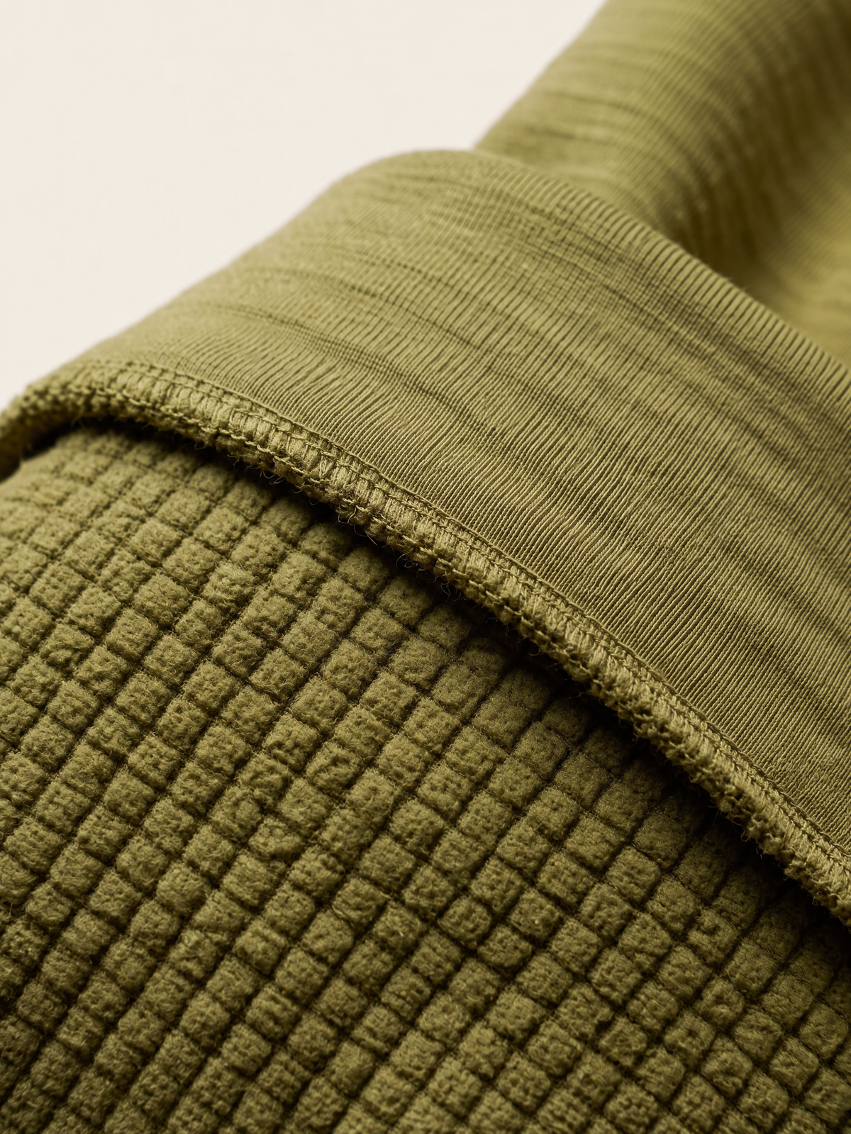 Grid Fleece Swoveralls - Moss