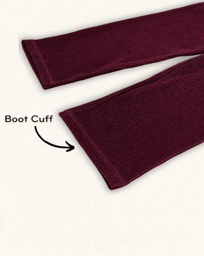 Corduroy Swoveralls - Bordeaux