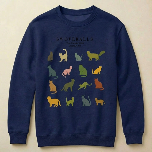 Purr Parade SideKick Crewneck Sweatshirt