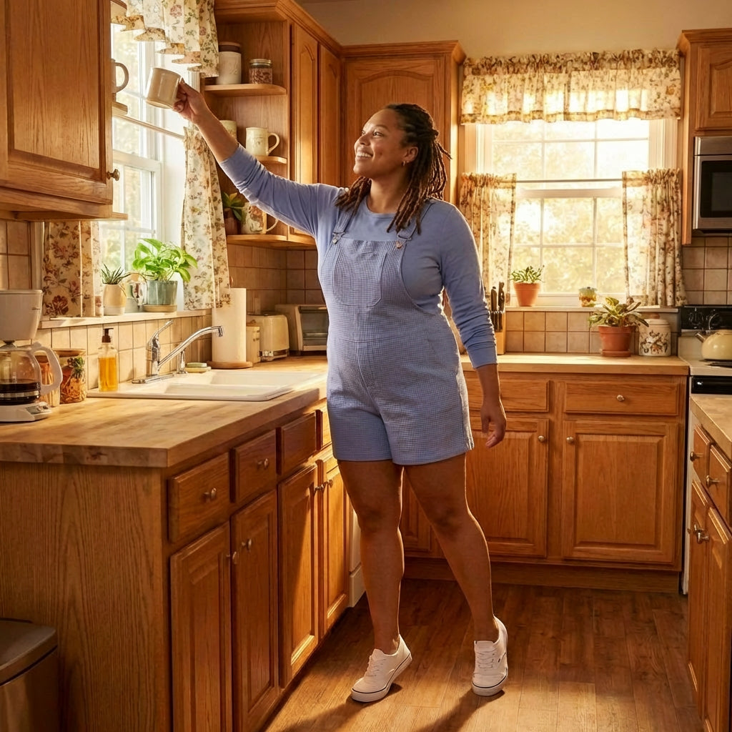 Waffle Swovie Shorts - Cloudberry