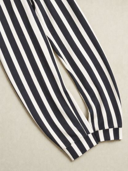 Swoveralls - Black/White Stripes