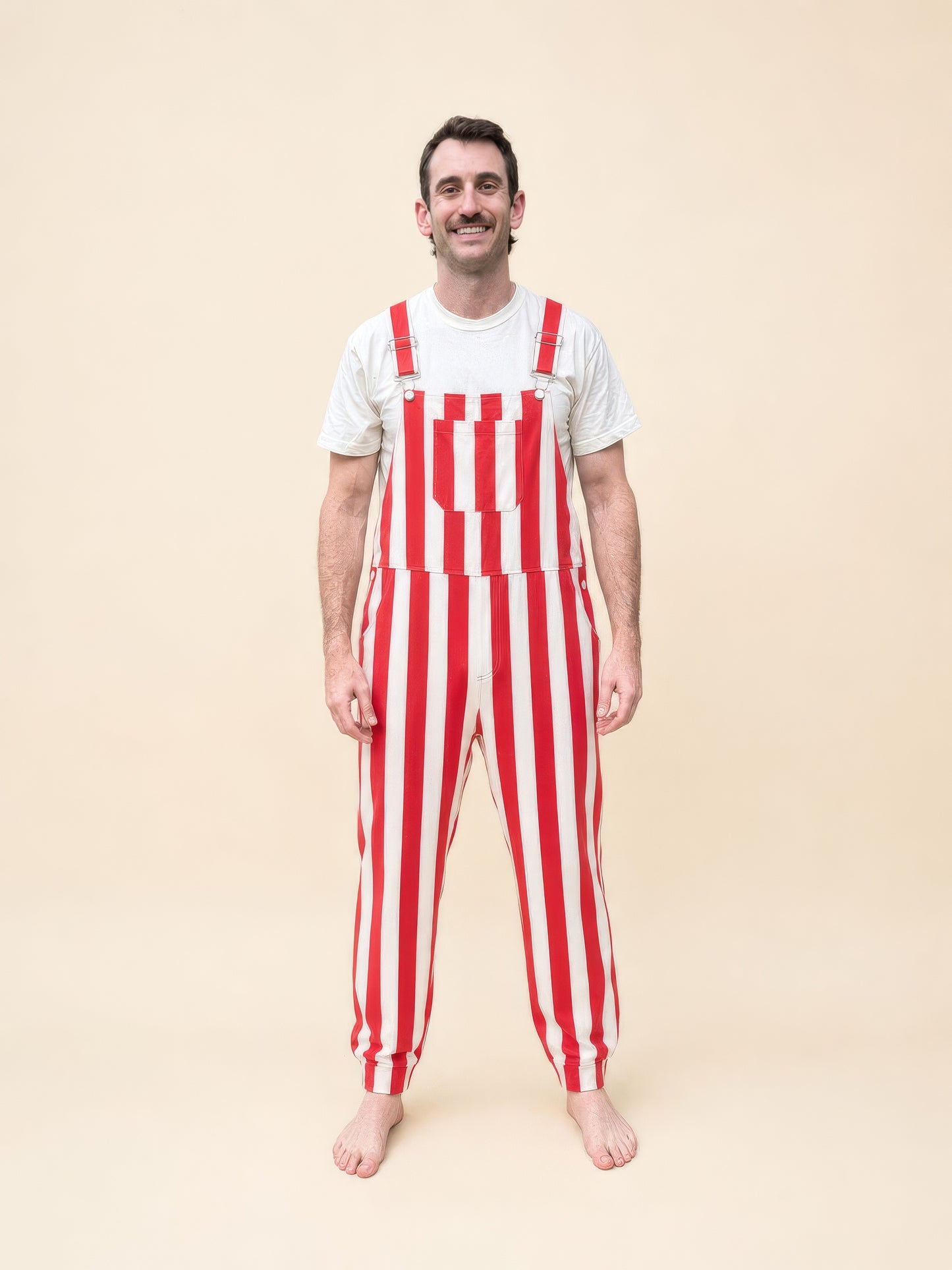 Swoveralls -  Stripes Red/White