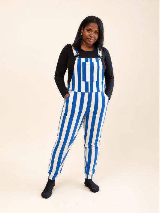 Swoveralls - Blue/White Stripes