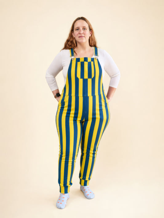 Swoveralls - Navy/Gold Stripes