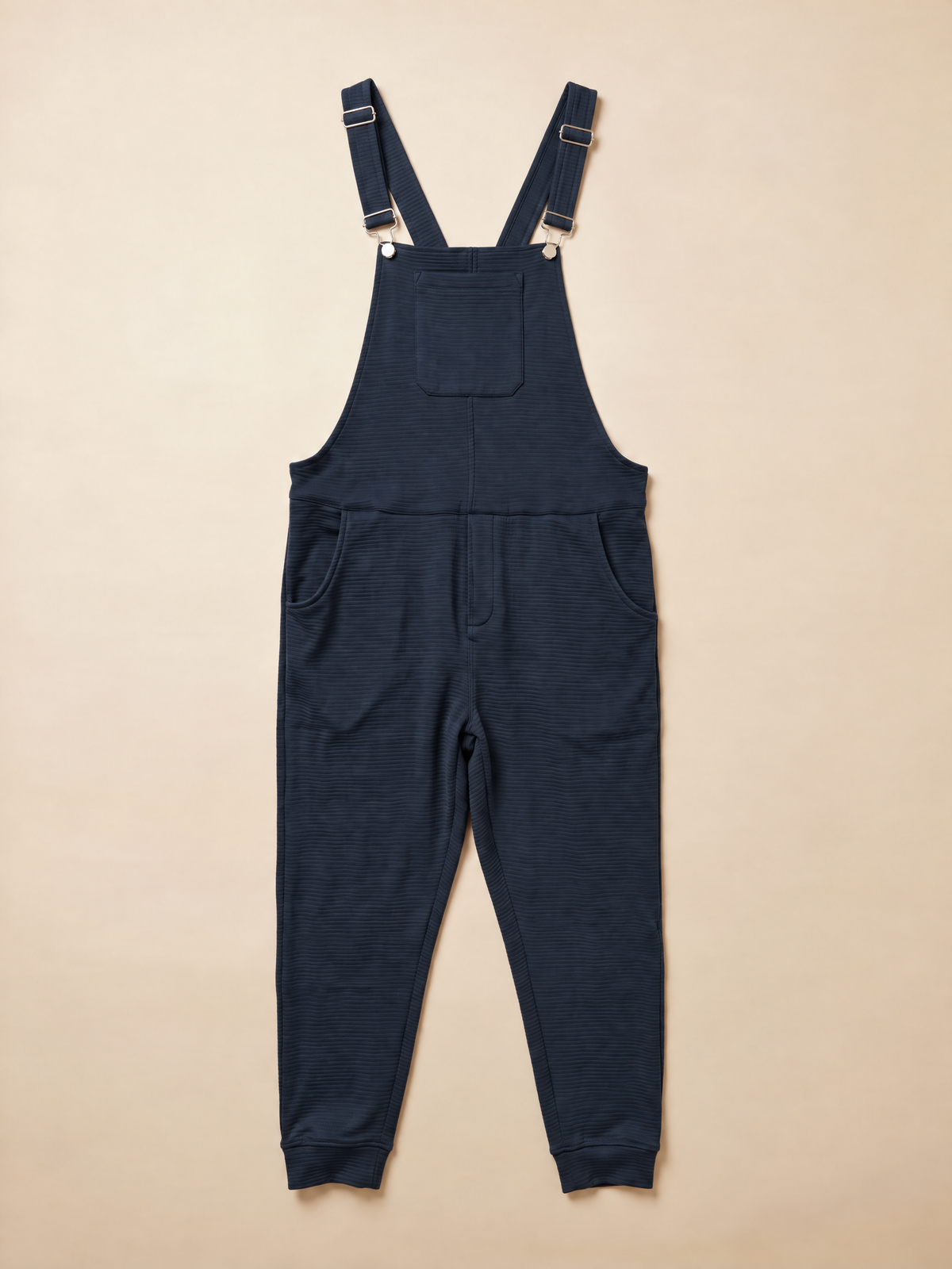 Grid Fleece Swoveralls - Glacier Navy