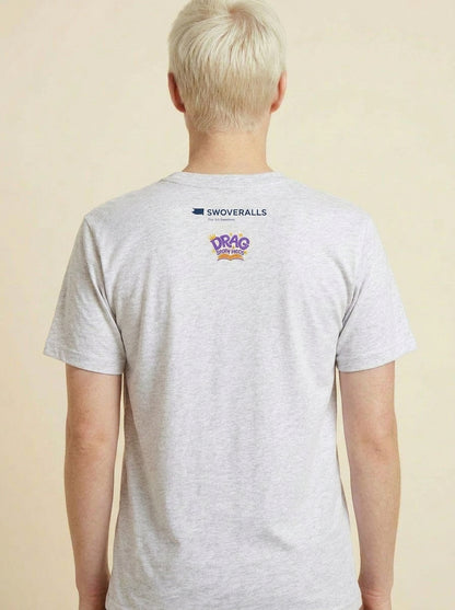 The Sidekick Tee in Marble Heather - READ THE ROOM