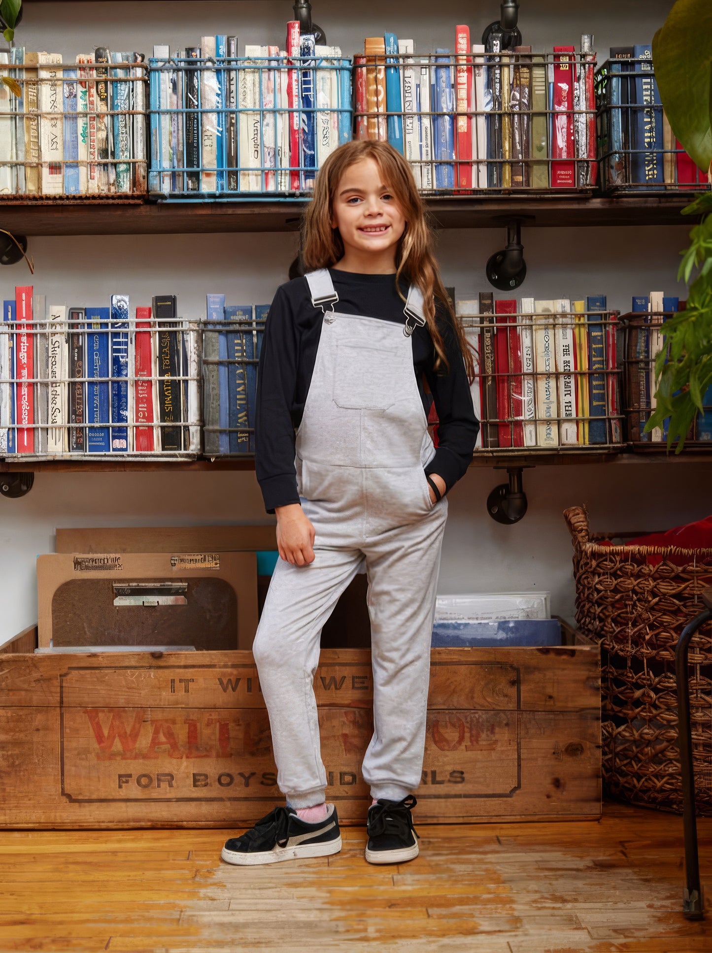 Kids Swoveralls - Light Heather Grey