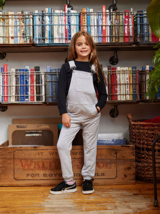 Kids Swoveralls - Light Heather Grey