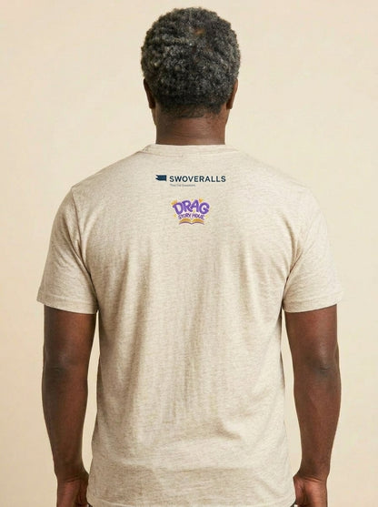 The Sidekick Tee in Oatmeal - READ THE ROOM
