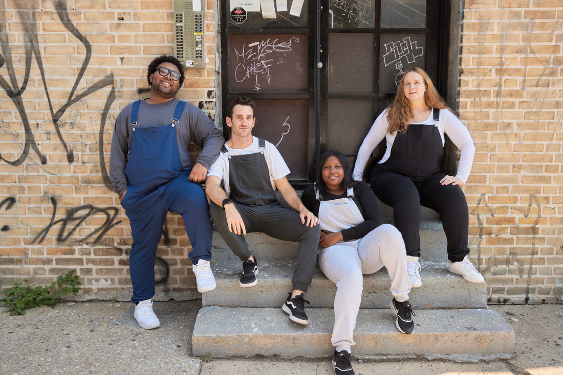 Our Story | How Swoveralls Invented the Sweatpant Overall