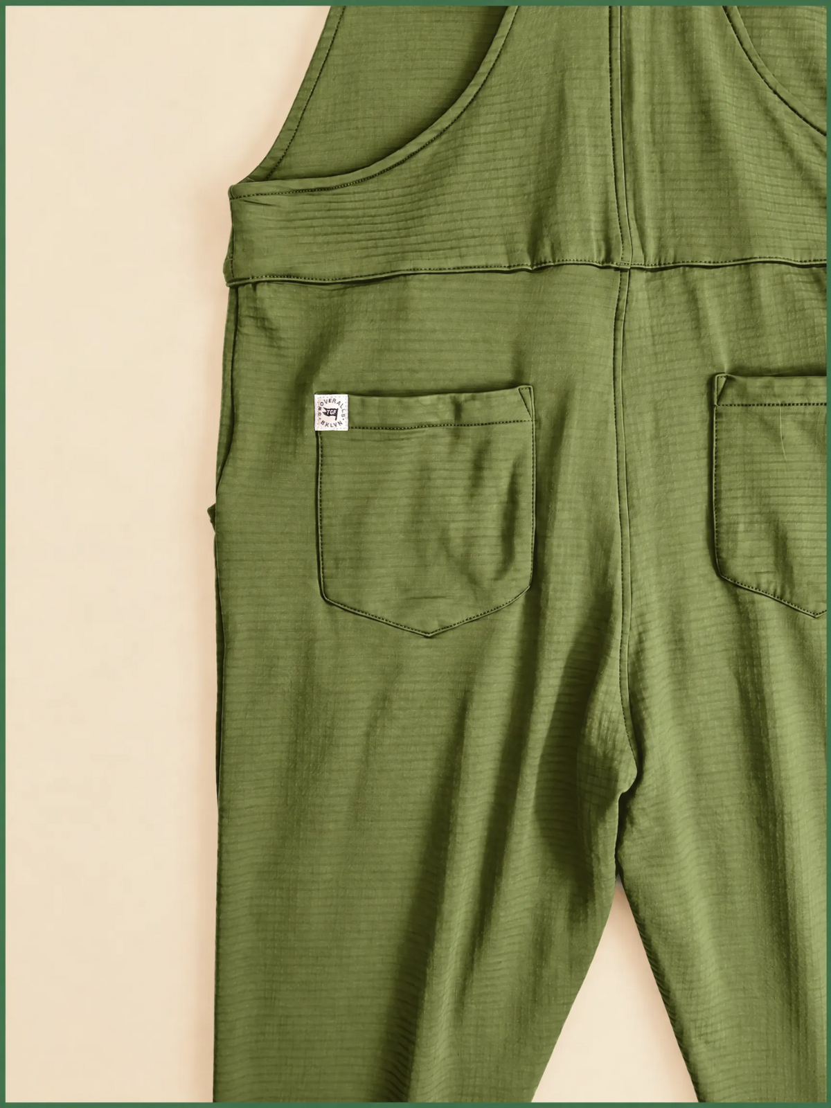Grid Fleece Swoveralls - Moss