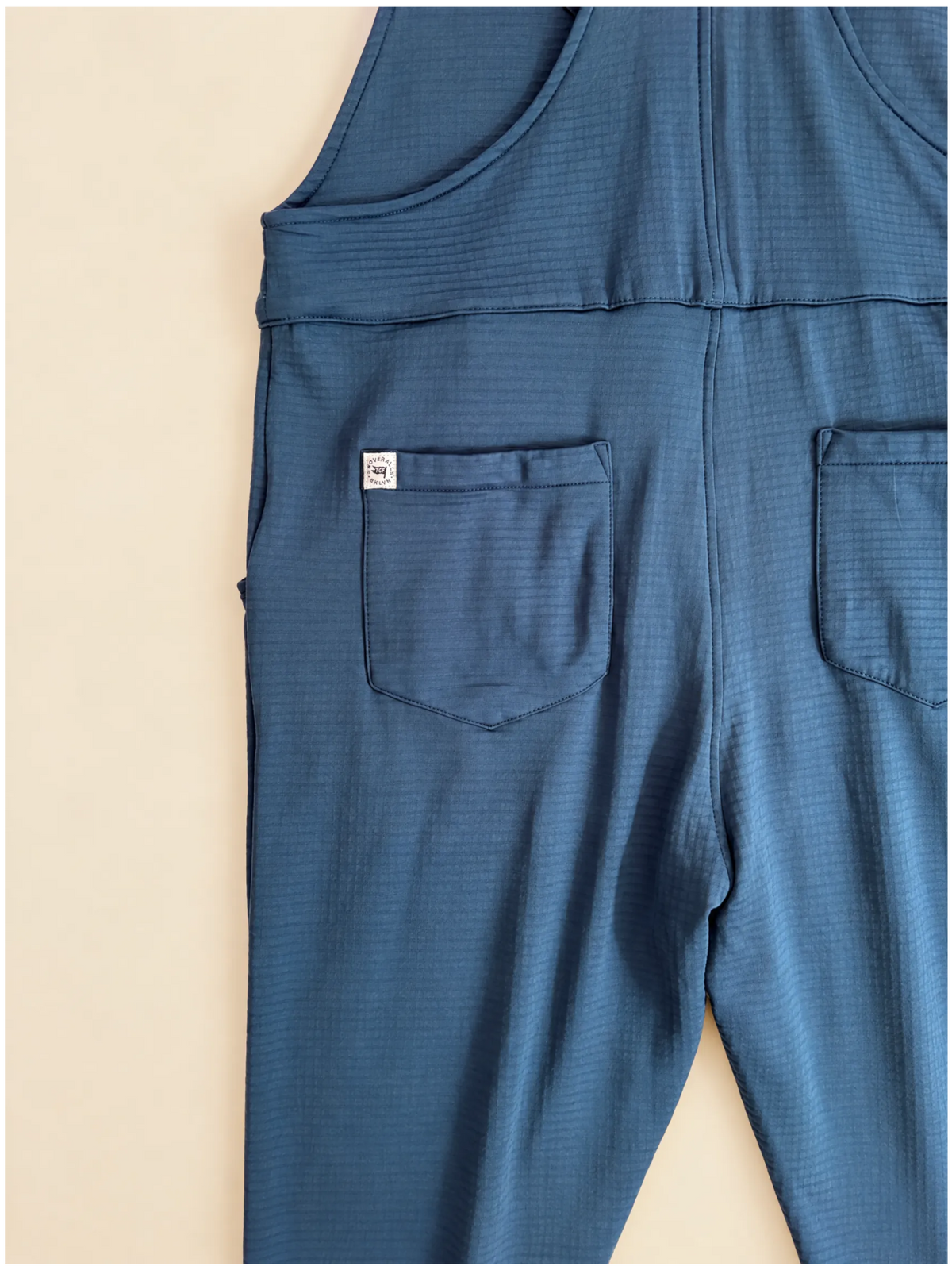 Grid Fleece Swoveralls - Glacier Navy