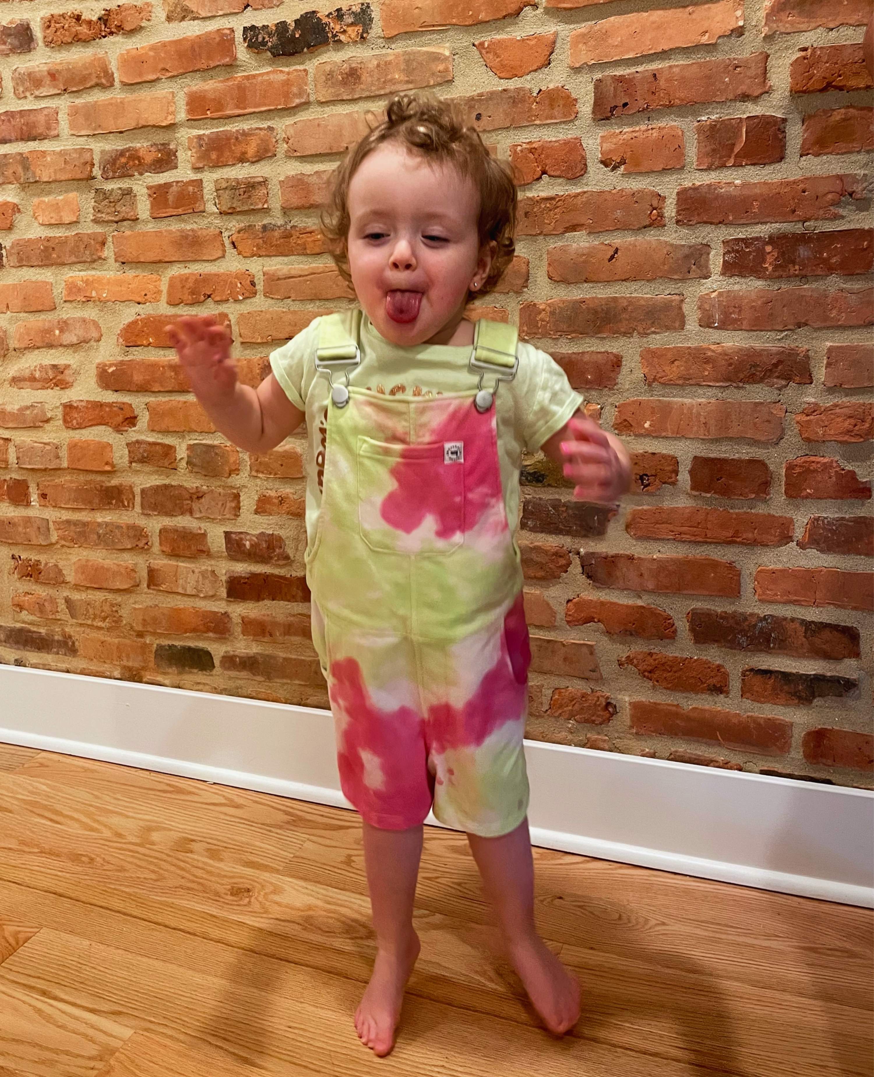 Kids Swovie Shorts - Pink Lemonade Tie Dye