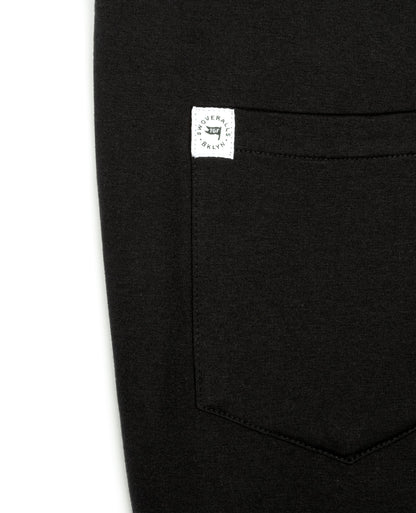 Swoveralls - Midnight Black Sweatpant Overalls The Great Fantastic