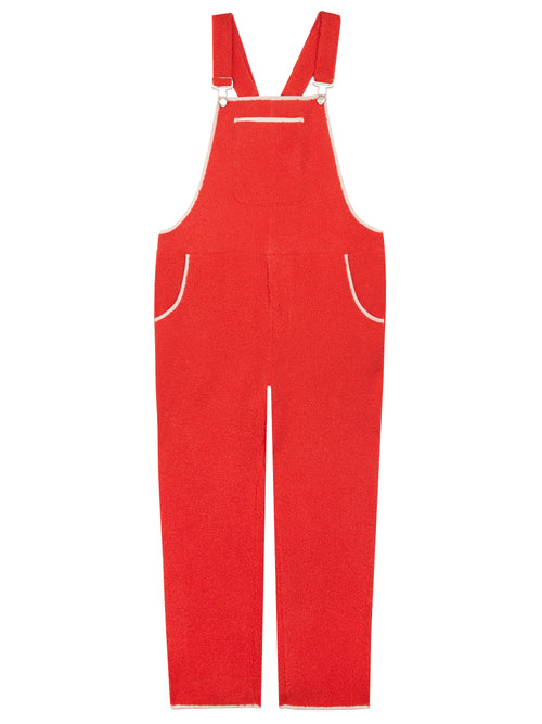 Teddy Swoveralls - Red/Tan