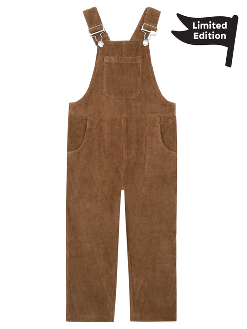 Kids Corduroy Swoveralls - Brown